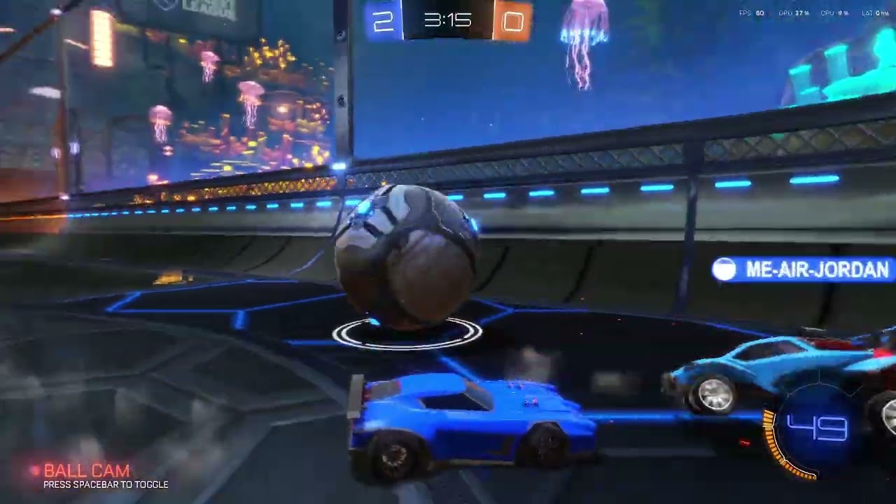 playing 2v2 in rocket league till i lose