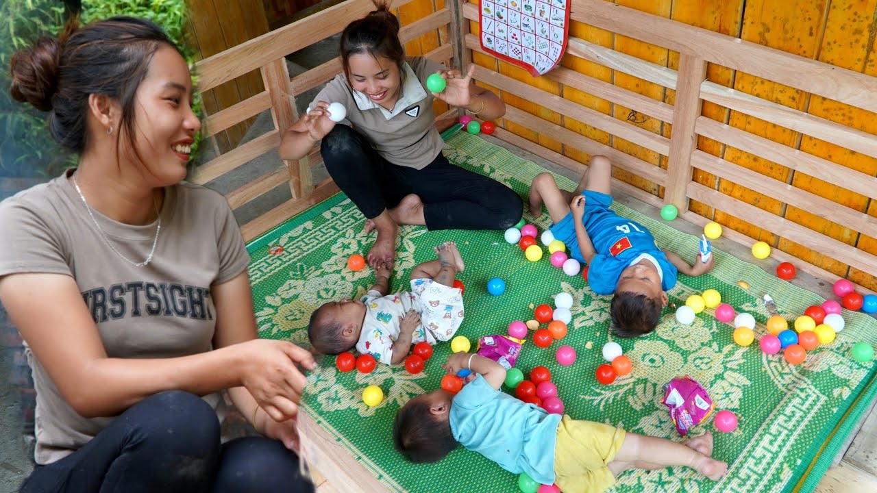 95 days of harvesting everything to sell - raising children - seeing children return happily