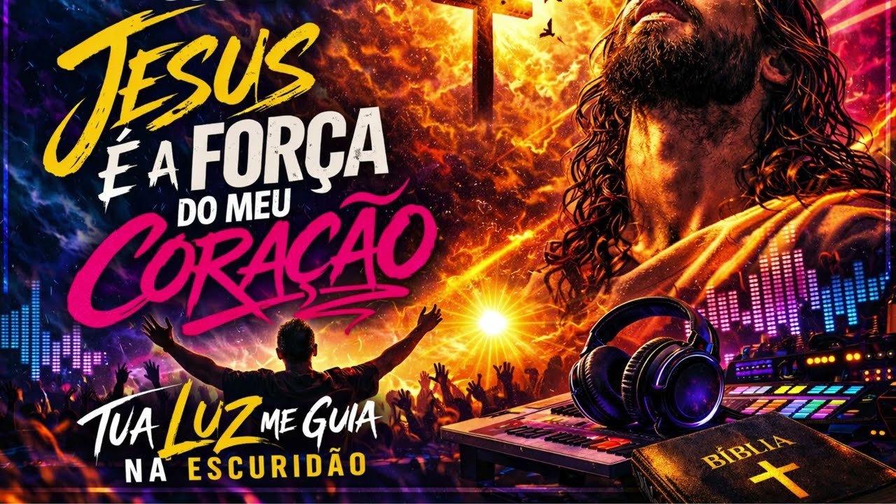 🔥 JESUS É A FORÇA DO MEU CORAÇÃO | Louvor Gospel Profético 🙏