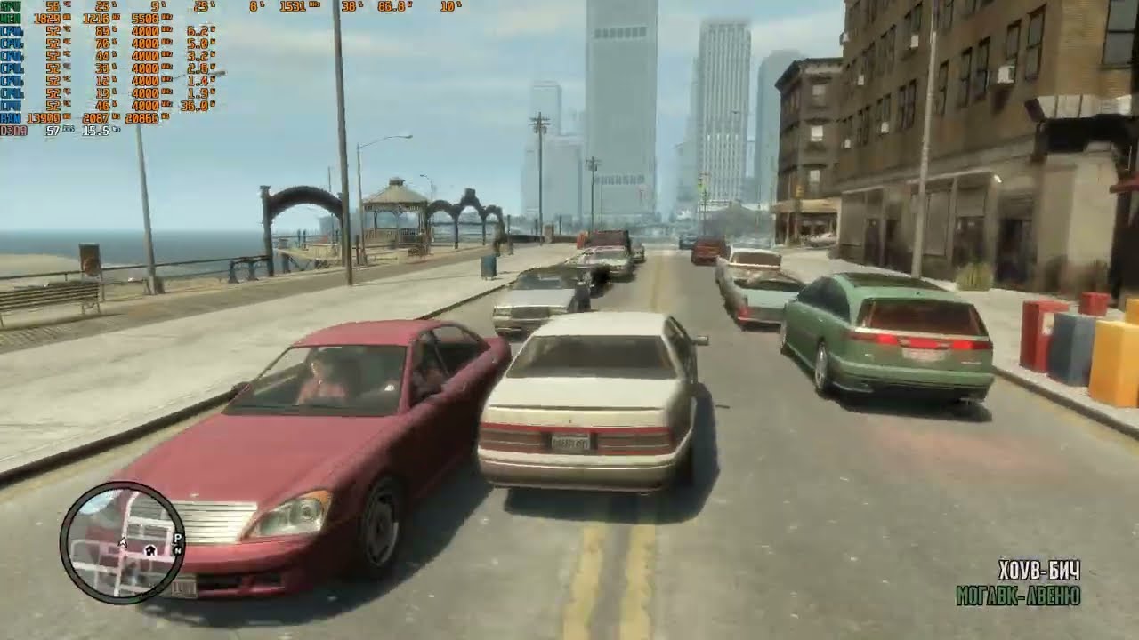 GTA 4 с Fusion fix, просто немножко геймплея