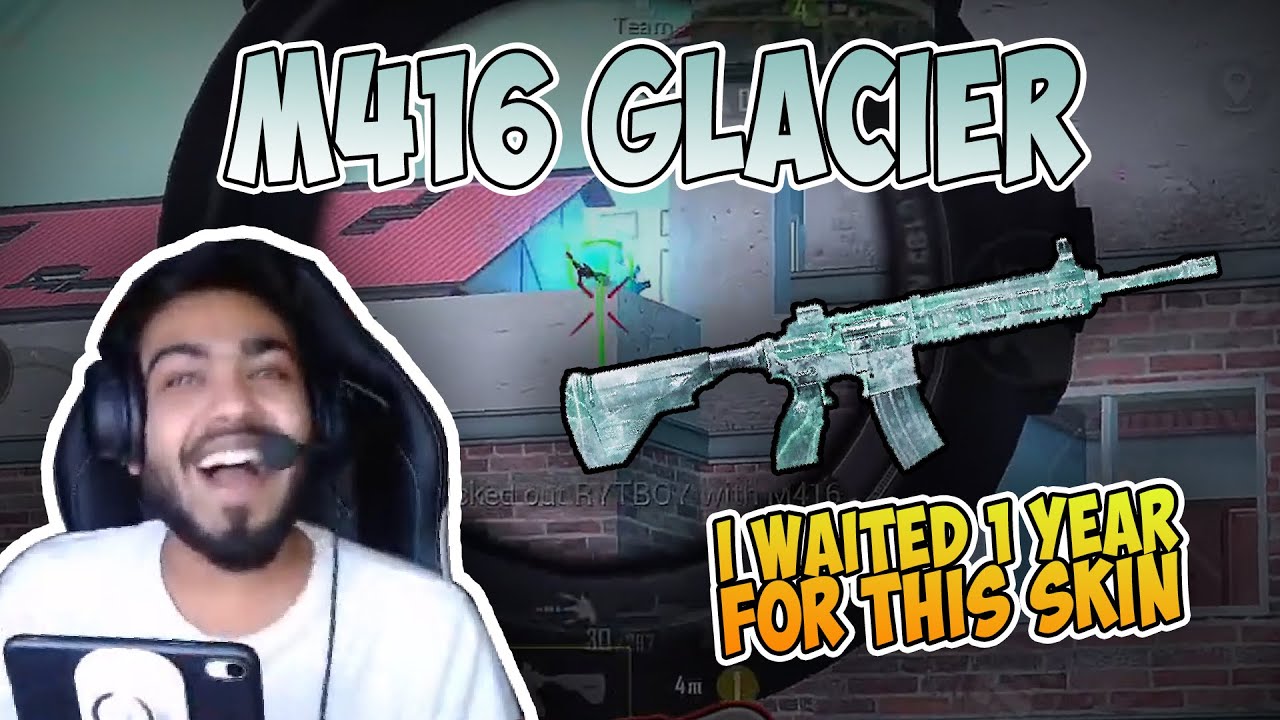 MAXING GLACIER M416 || MY MOST BELOVED GUNSKIN IN PUBGM || PUBG MOBILE || 8bit MAMBA