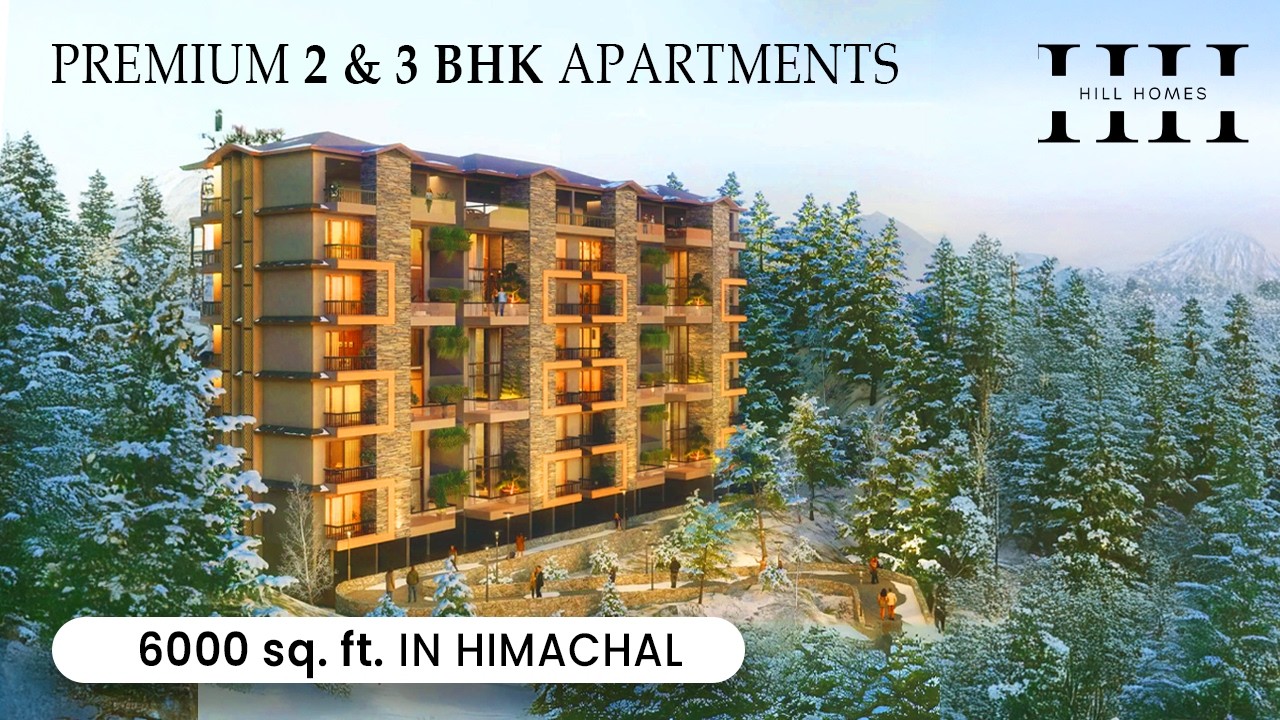 Luxury Flats in Himachal Pradesh | The Eminence Chalet Barog Solan | Flats for sale in Kasauli