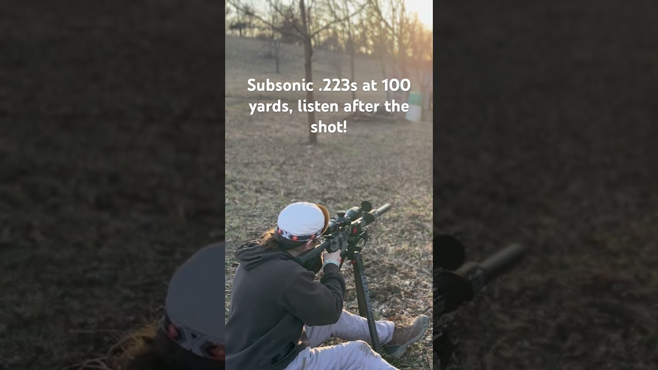 223, suppressed with rix l6 thermal and black rain AR15! #youtubeshorts #youtube #coyote #thermal