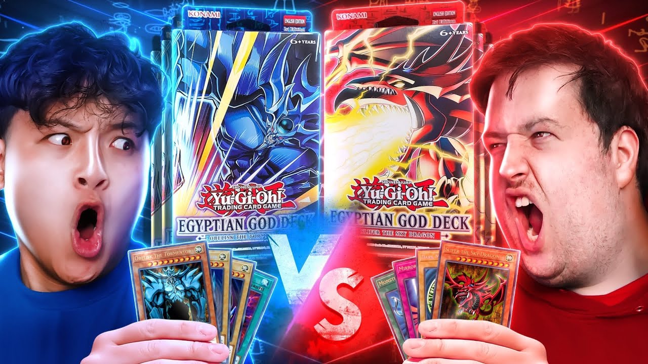 ДУЭЛЬ КОЛОД ЕГИПЕТСКИХ БОГОВ YU-GI-OH! Обелиск против Слайфера! (Формат Мастера колод)