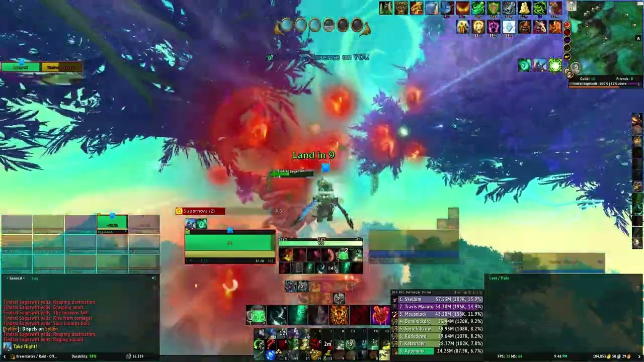 Heroic Tindral Sageswift kill - Brewmaster PoV