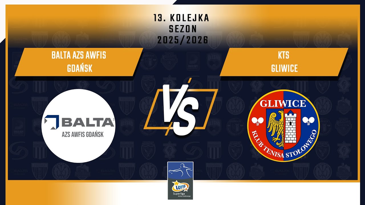 13. Kolejka LOTTO Superligi - Balta AZS AWFiS Gdańsk vs KTS Gliwice