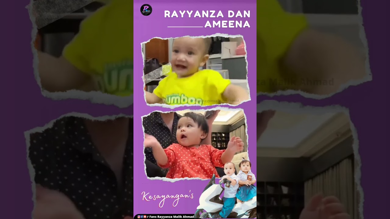 Rayyanza dan Ameena #shorts #ameena #rayyanza #attahalilintar #raffiahmad #rafathar #nagita #aurel