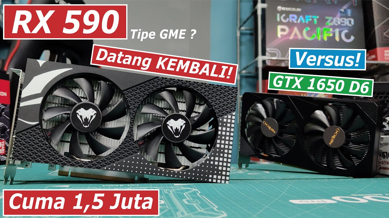 Test VGA RX 590 VenomRX Apakah Asli Performanya? Versus GTX 1650 DDR6