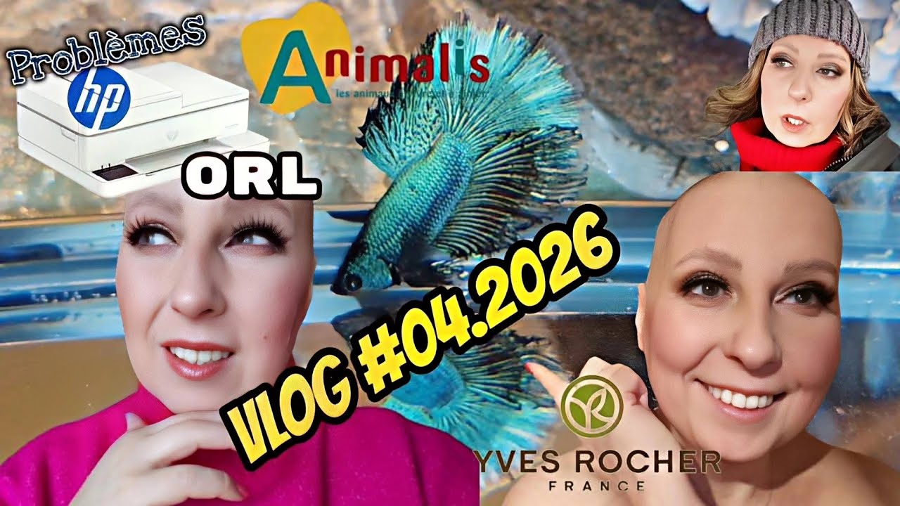 VLOG #04.2026 | ORL & Ongles | Gourmandise, imprimante capricieuse & Combattant Betta