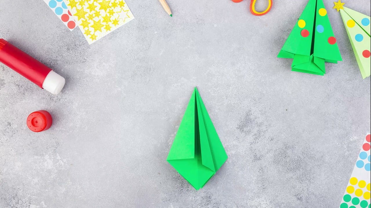 DÉCO DE NOËL : DIY SAPIN EN ORIGAMI !