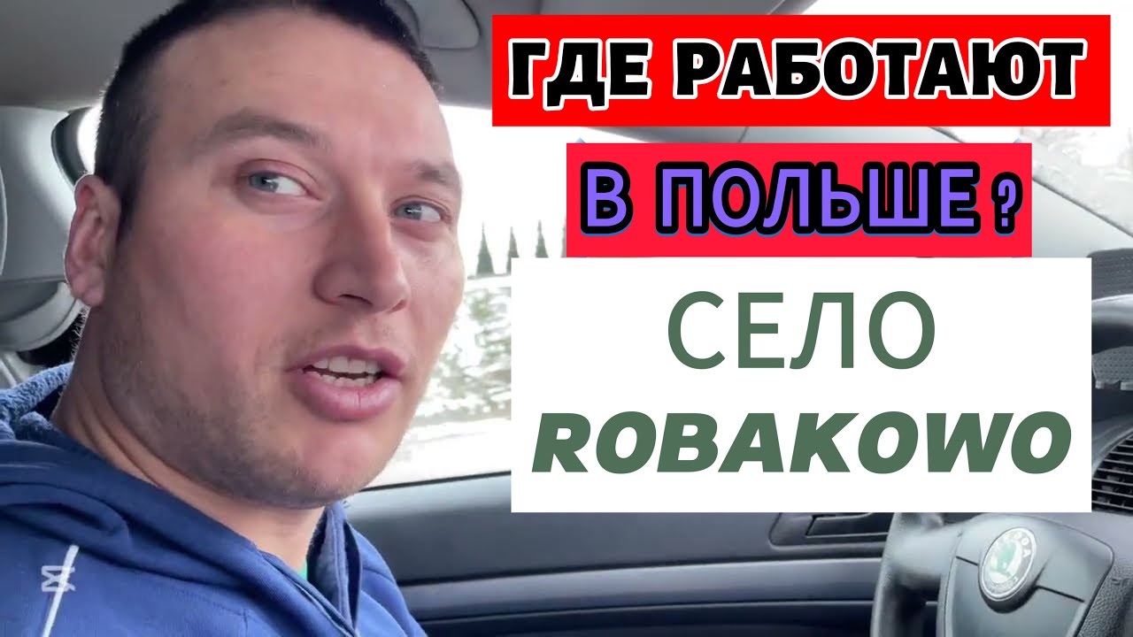 Где работают ПОЛЯКИ и иностранцы в ПОЛЬСКОМ селе ROBAKOWO / Poznań / ГИГАНТСКИЕ склады в Польше