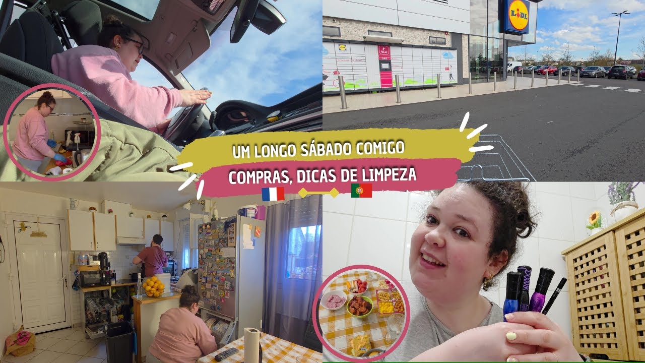 VLOG - UM SÁBADO COMIGO, FUI TRABALHAR, DIA DE COMPRAS E DICAS DE LIMPEZA