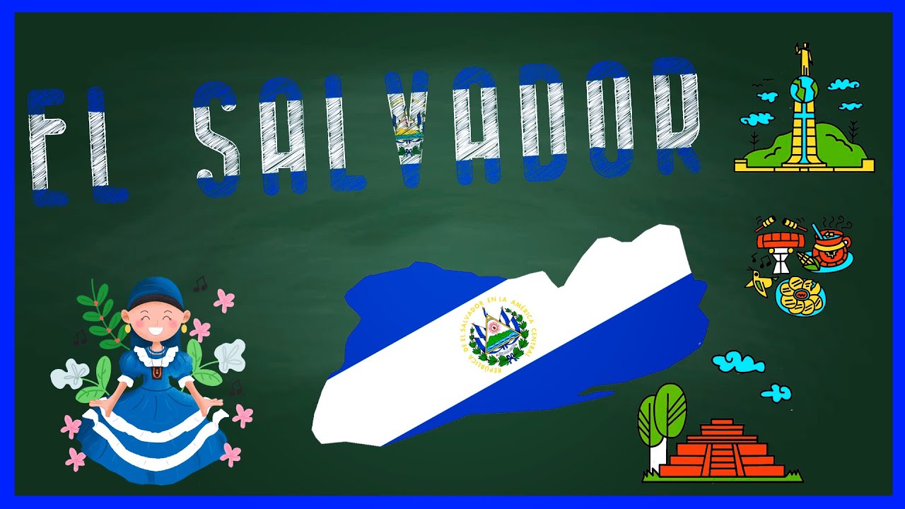 Aprendemos sobre EL SALVADOR Para Niños de Primaria y Secundaria, Gastronomia, Geografia y mucho más