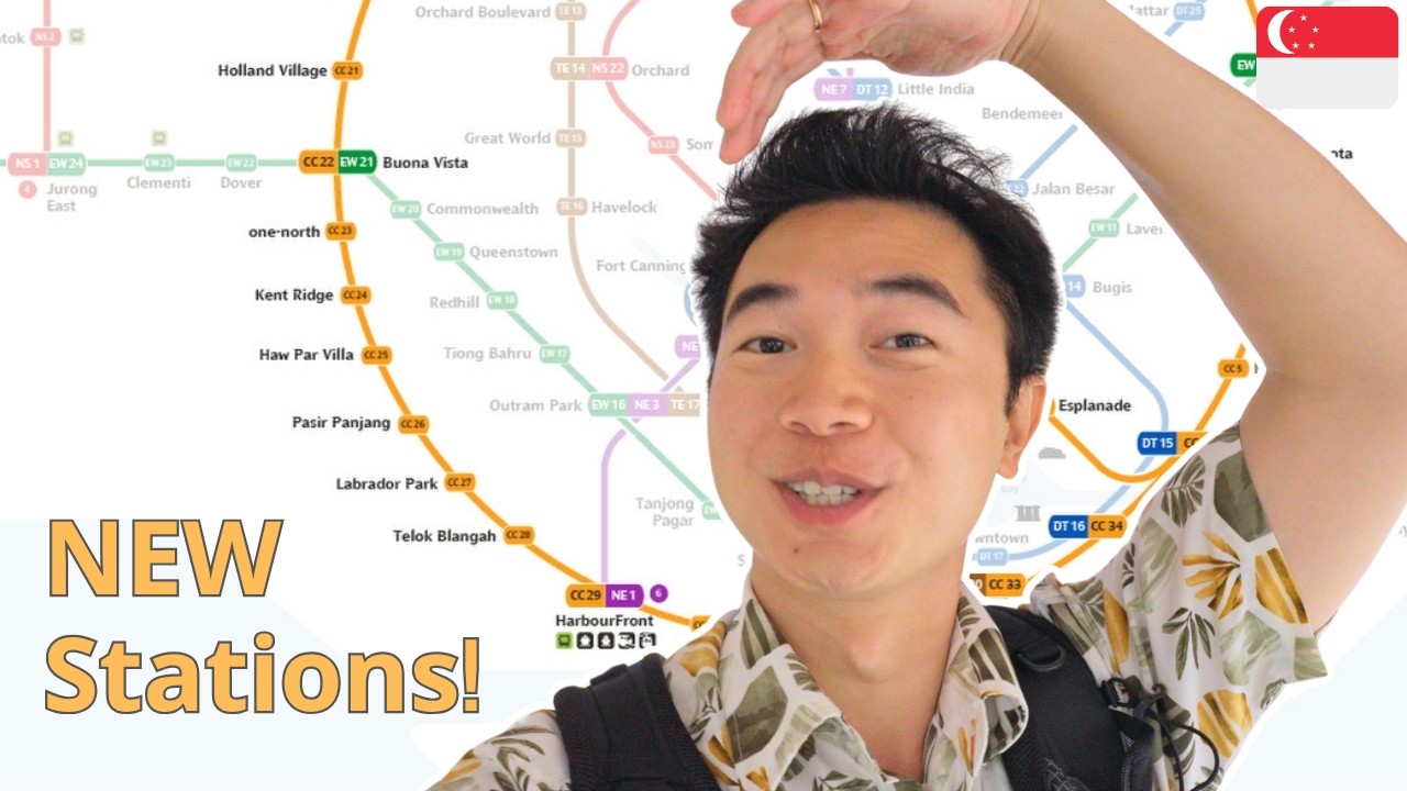 NEW Train Stations in Singapore - Circle Line Update