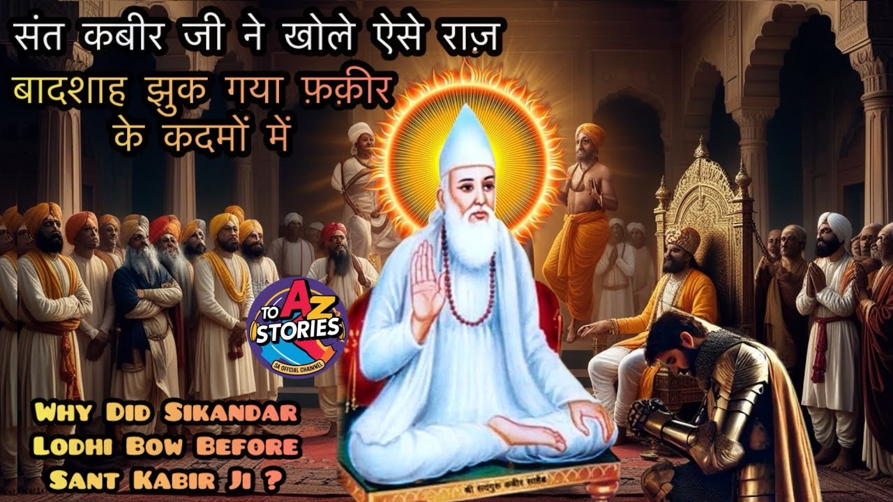 संत कबीर जी ने खोला ऐसा राज़,बादशाह झुक गया फ़क़ीर के क़दमों में, #kabirji #ram #om #allah #kabir 
