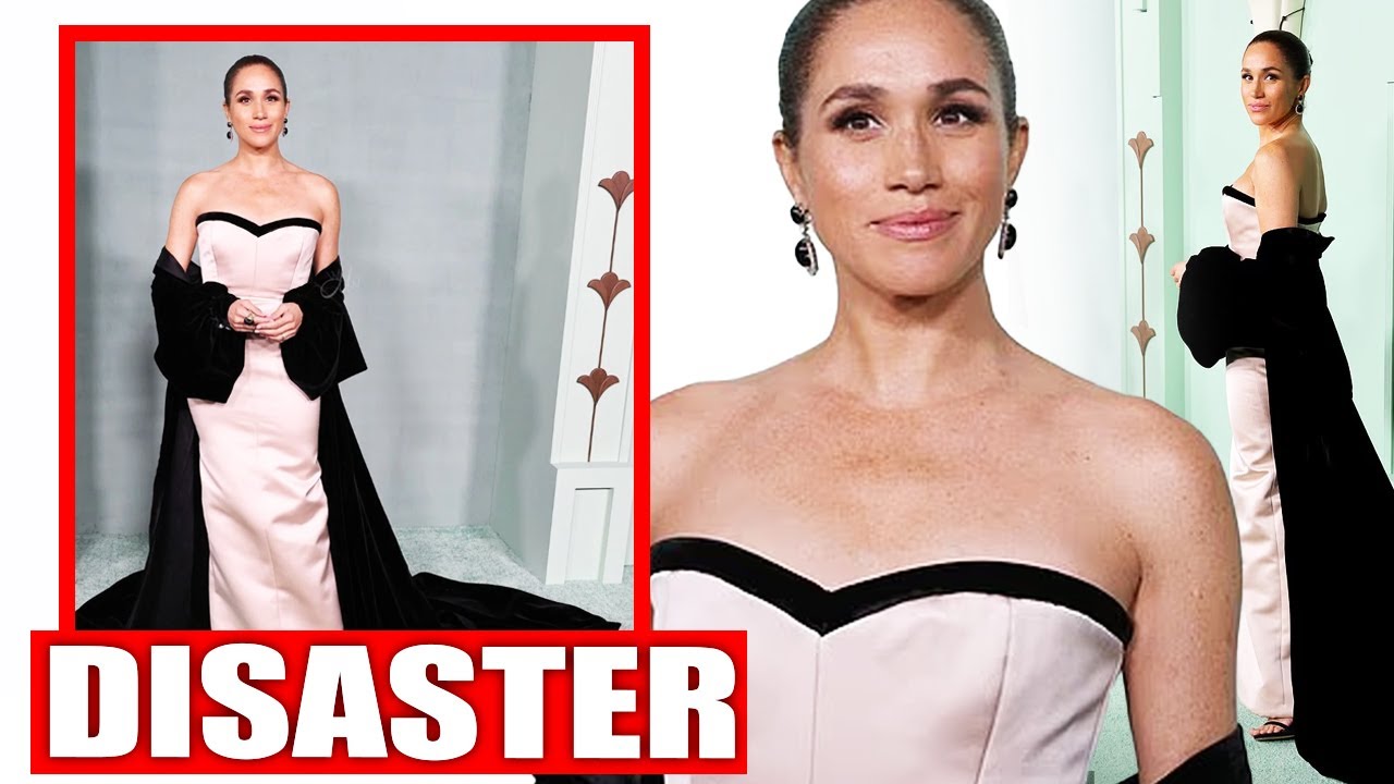 What Was THAT?! Meghan Mocked Brutally Over Hideous Ill-Fitting Gown at Black History Gala: DISASTER