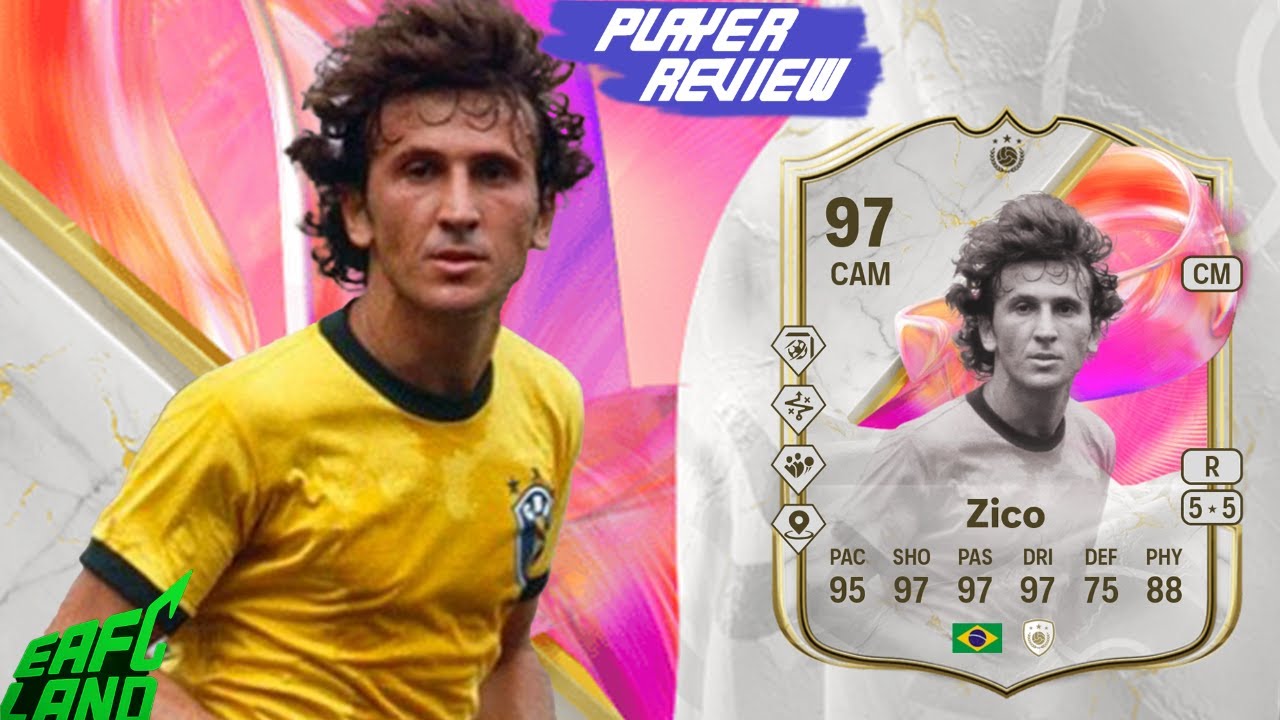 97 FUTTIES ICON ZICO PLAYER REVIEW! CAM or CM BEAST in FC 25 Ultimate Team? 🔥 (Week 5 FUTTIES)