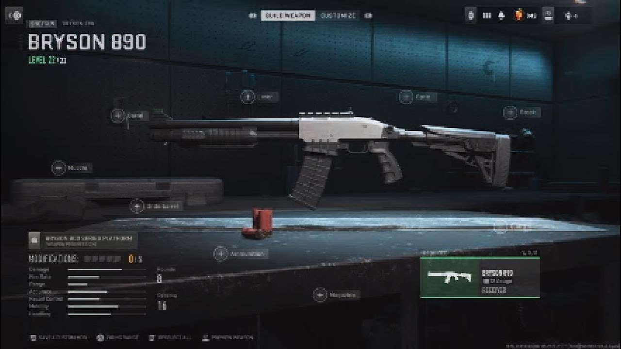 Call of Duty - MW2 - All Shotgun Attachments ~ BRYSON 890