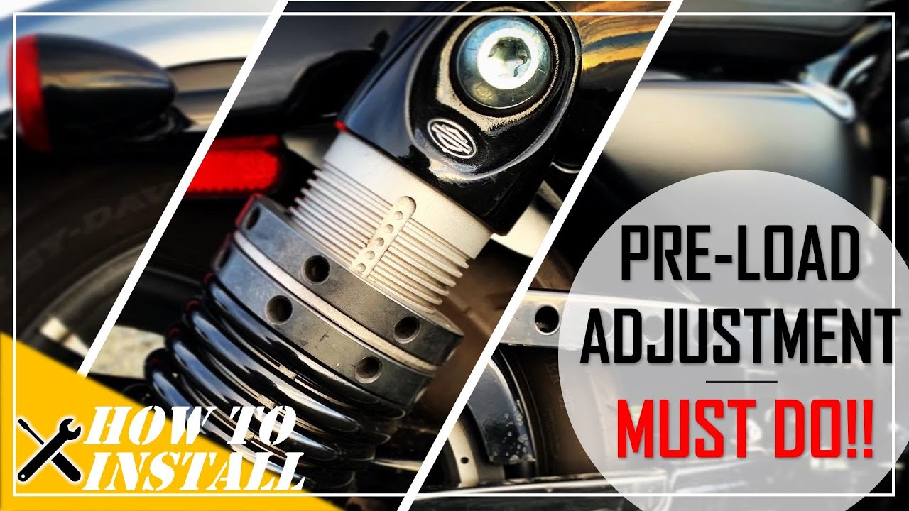 Pre-load adjustment for the Sportster Stock Shocks for HUGE IMPROVEMENT!! Harley Iron 883