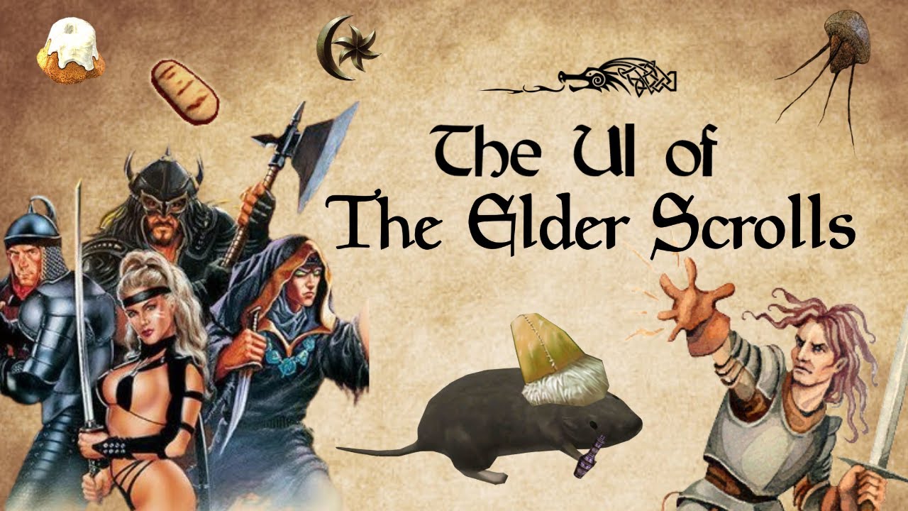 The User Interface of Every Mainline Elder Scrolls Game