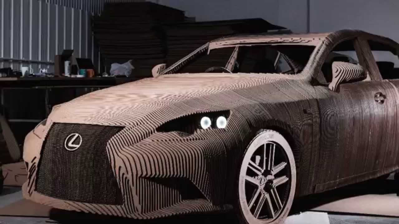 DS Smith cardboard Lexus car