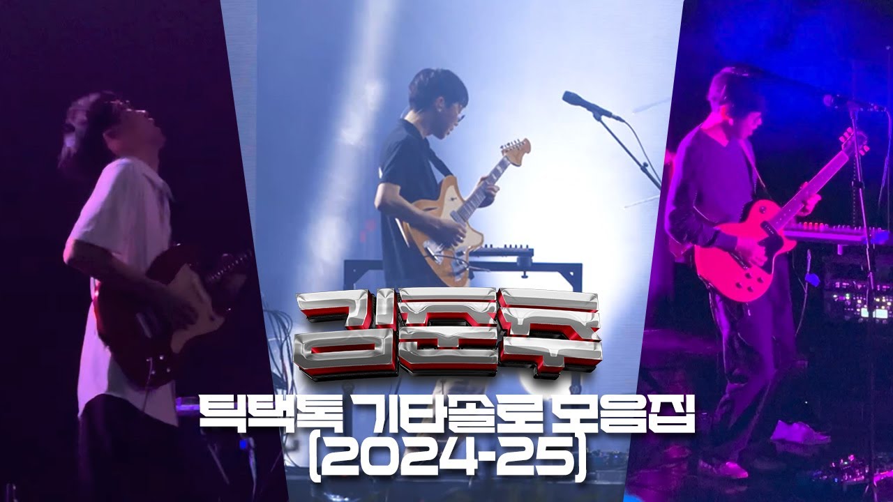 실리카겔 (Silica Gel) 틱택톡 김춘추 기타솔로 모음집 (2024~25)