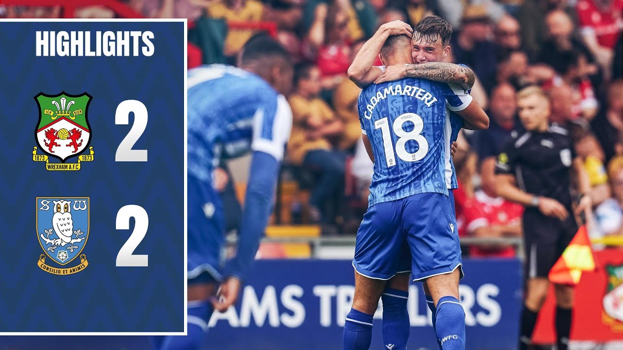 Owls fight back at Wrexham to gain first Championship point | Extended highlights