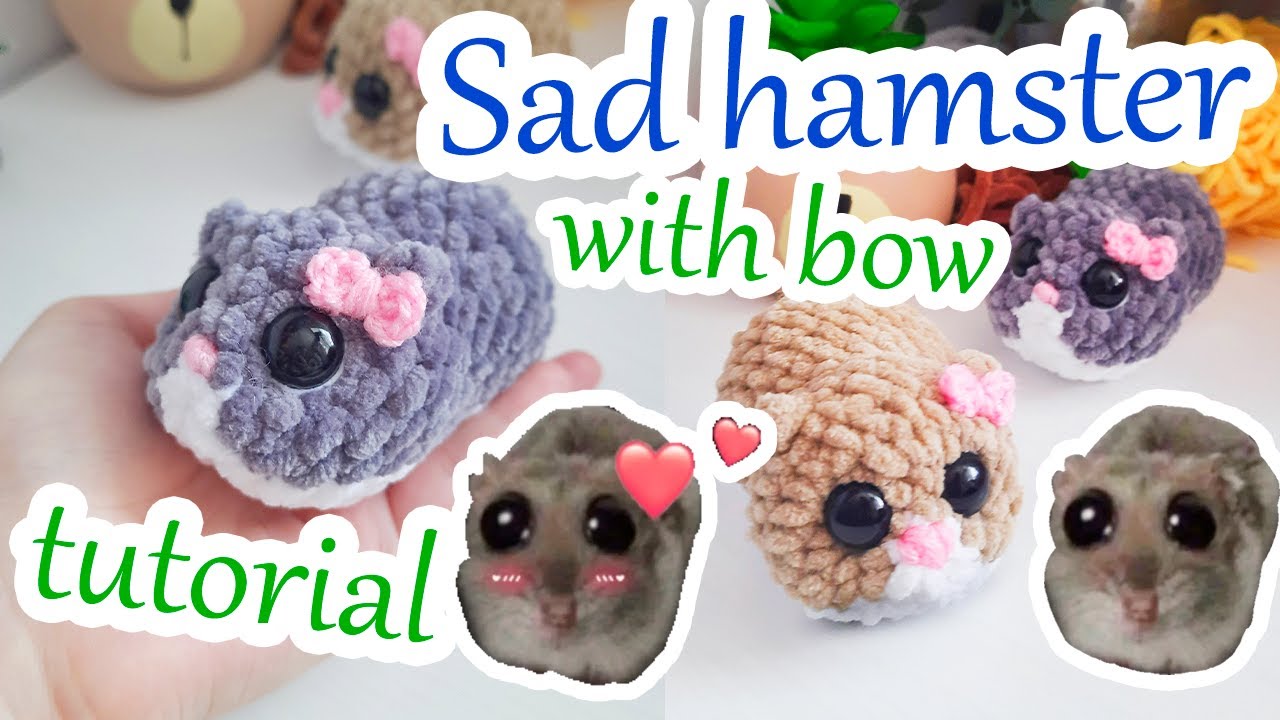 Sad Hamster 🎀 Amigurumi Tutorial