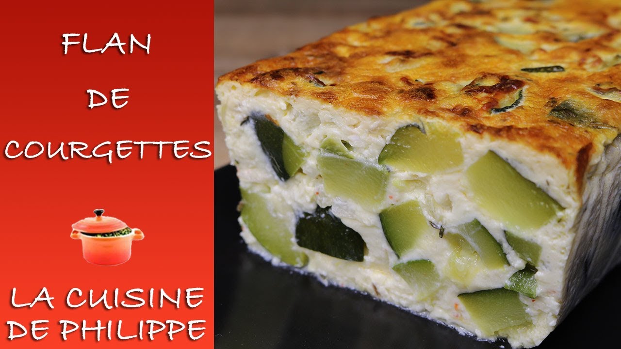 Flan de courgettes
