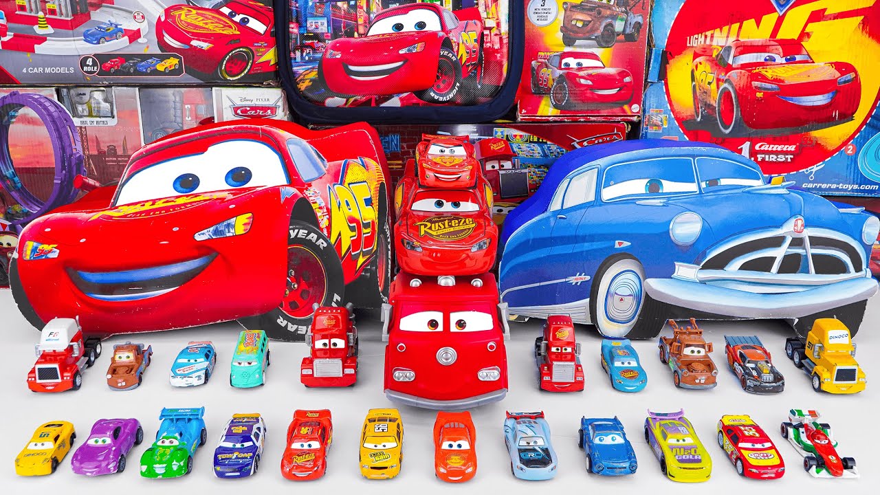 Disney Pixar Cars Unboxing Review | Lightning McQueen, Mack, Doc Hudson, Chick Hicks, Snot Rod