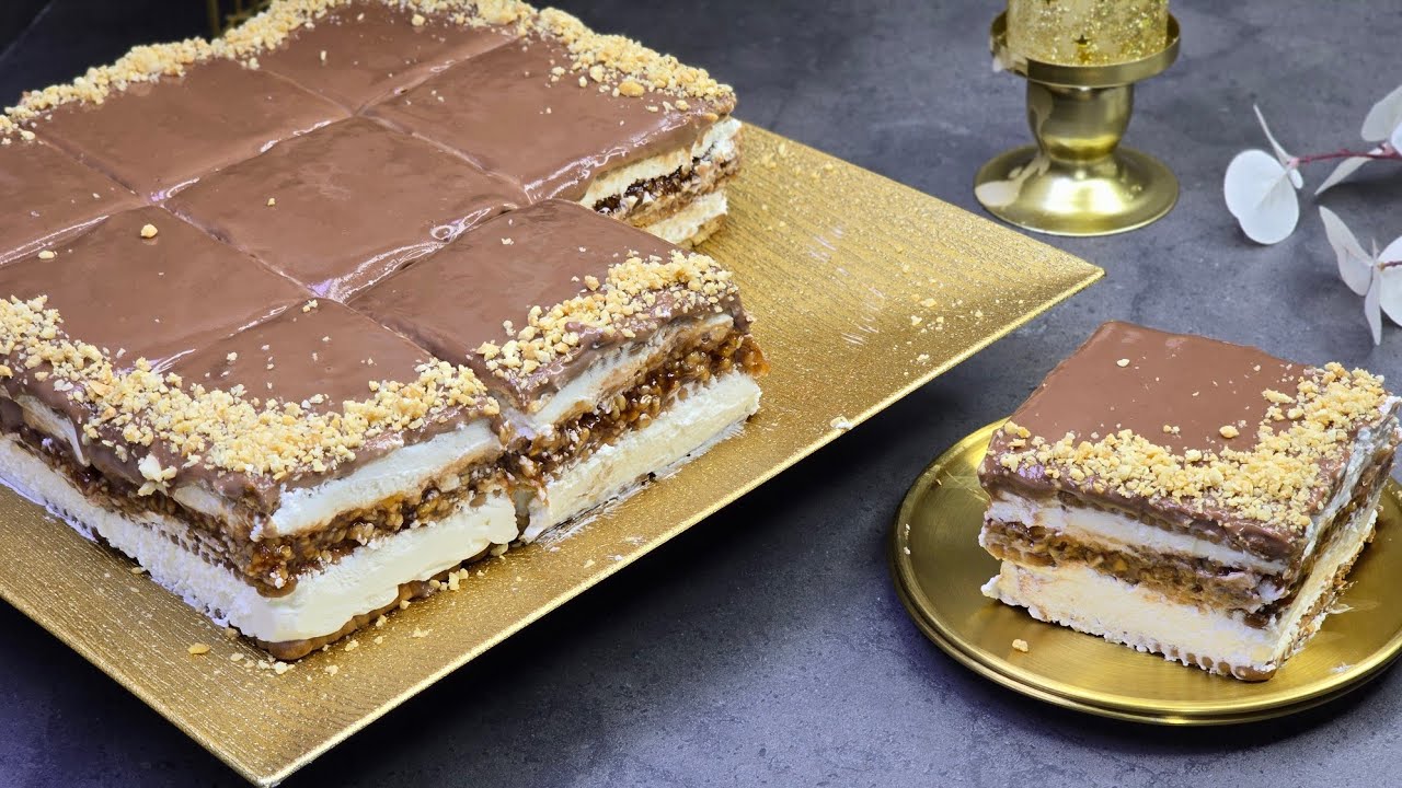 Ëmbëlsira Verore Pa Pjekje dhe me Shije Unike - Snickers Torta