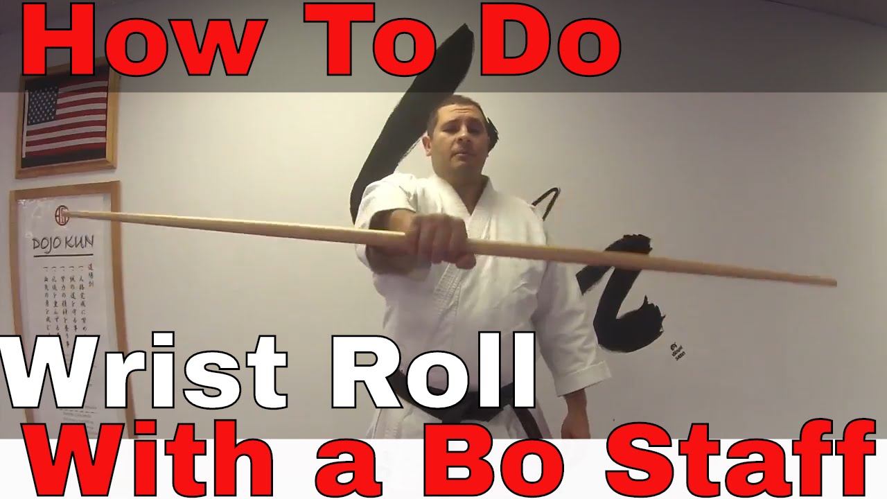 Bo Staff Wrist Roll - Hand Roll Tutorial - Techniques