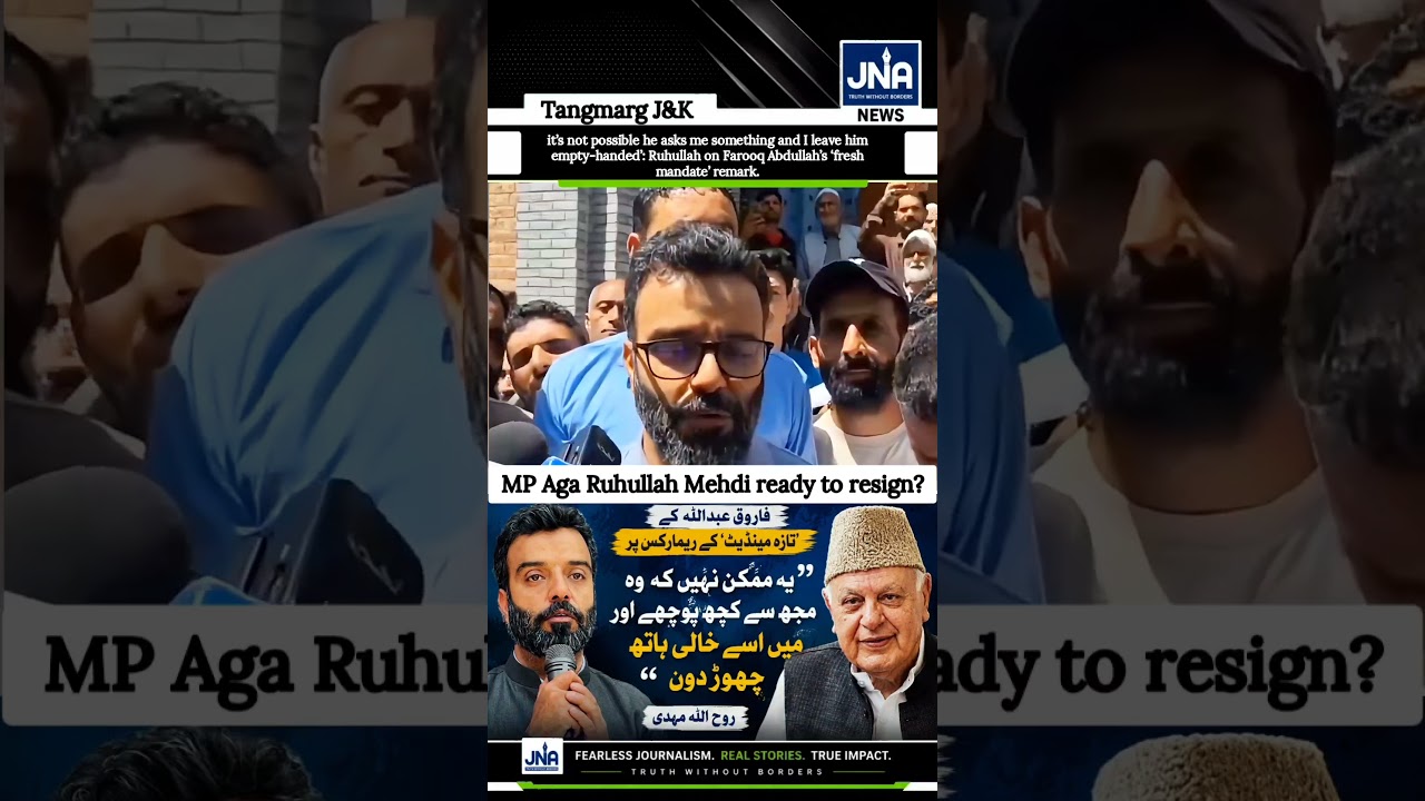 Ruhullah Mehdi signals resignation, says he can&rsquo;t leave Farooq Abdullah &ldquo;empty-handed&rdquo;
