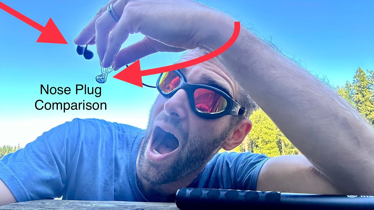 ★★★★★ Triathlon Test - Nose Plugs for swimming - Iron Man