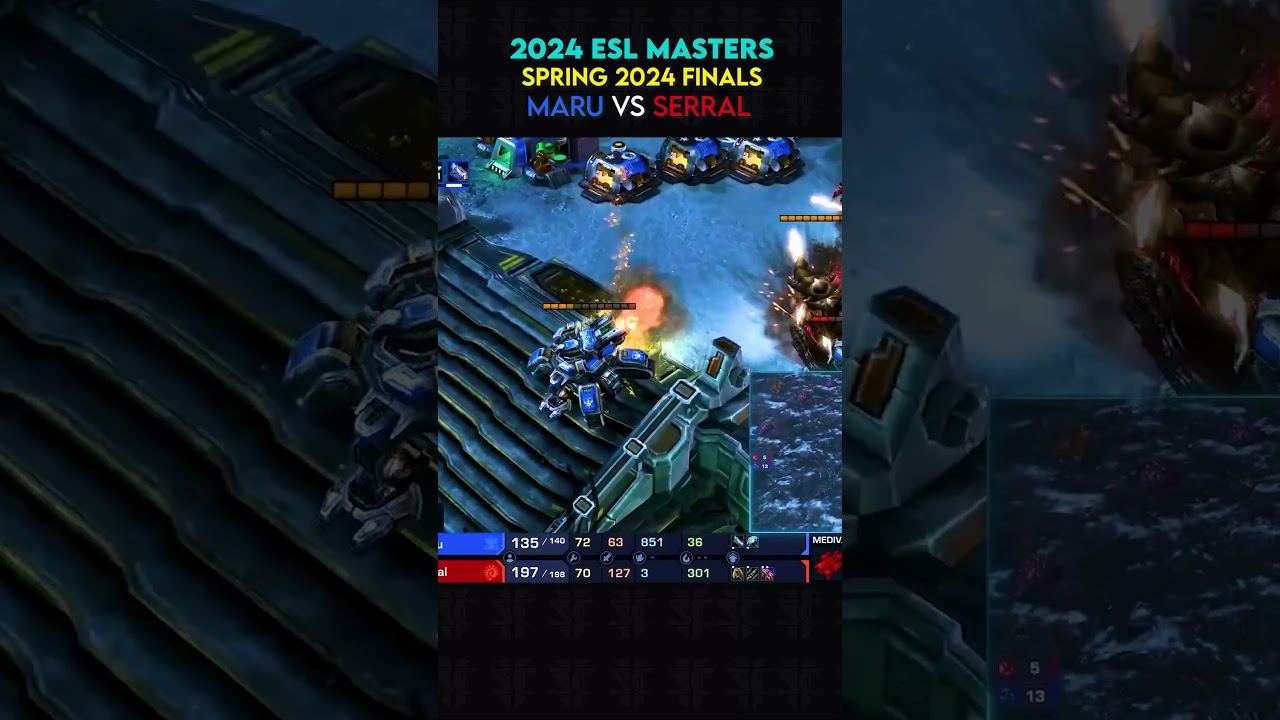 Maru vs Serral - Grand Final ESL SC2 Masters Spring 2024 Highlight 6 #Shorts #Starcraft