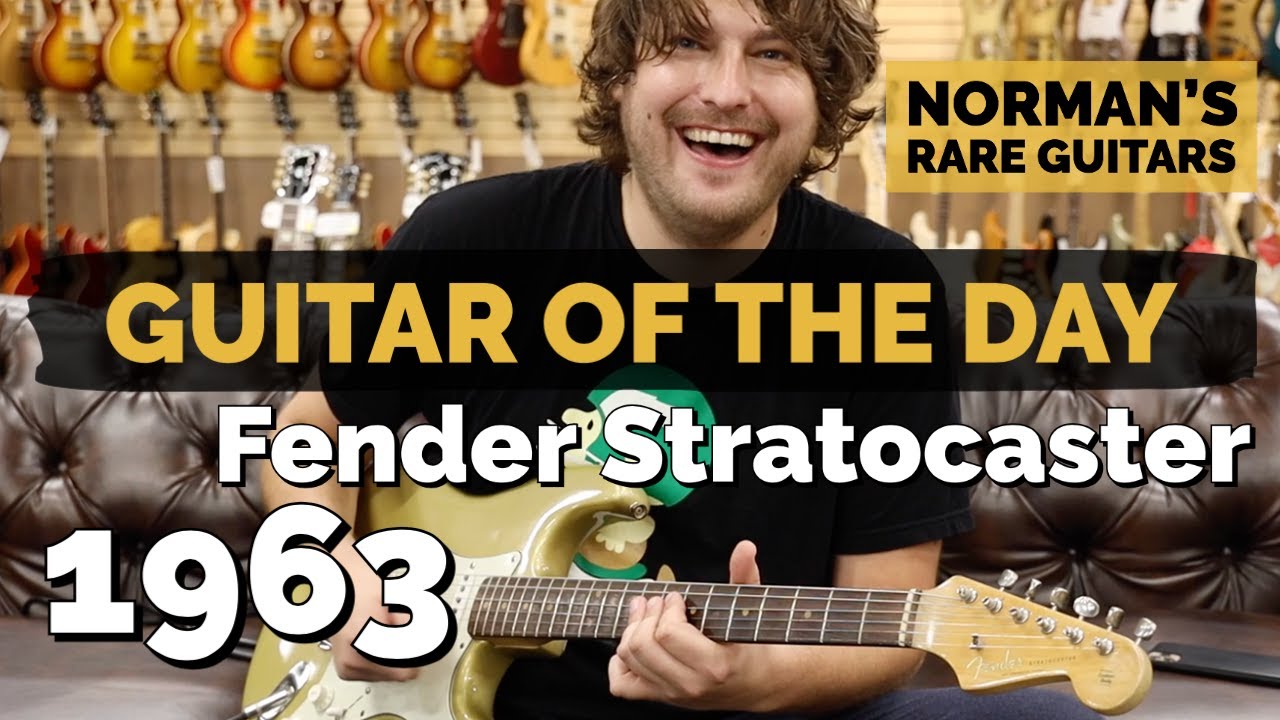 Guitar of the Day: 1963 Fender Stratocaster | Norman's Rare Guitars