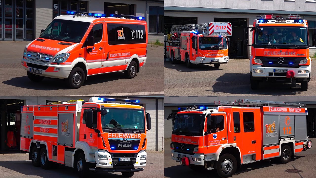 [Alarmstufenerhöhung] Löschzug + GTLF + KdoW BF Bottrop FW1