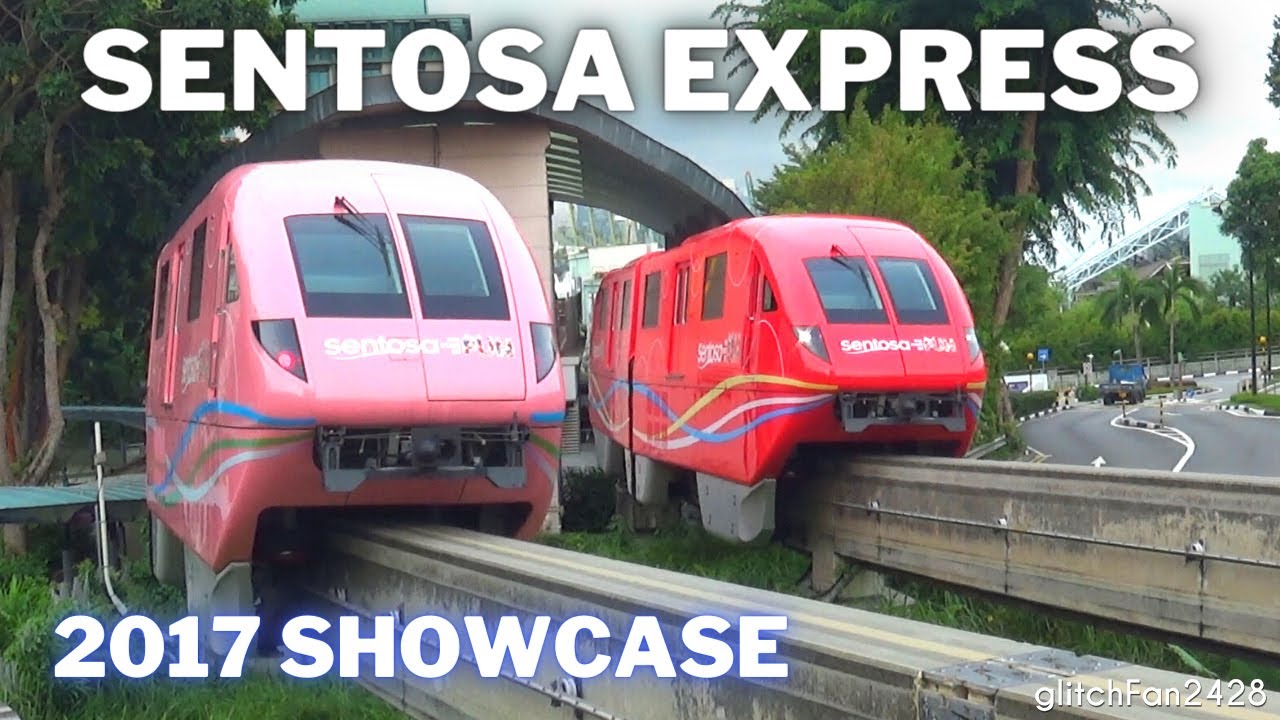 Singapore's Only Monorail Line: The Sentosa Express, 2017