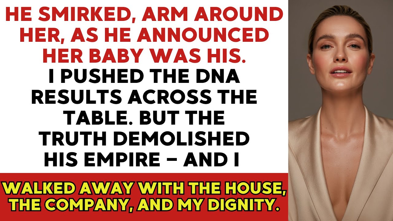 My Husband Announced “She’s Having My Baby” — Then Collapsed When the DNA Test Exposed My Ex…
