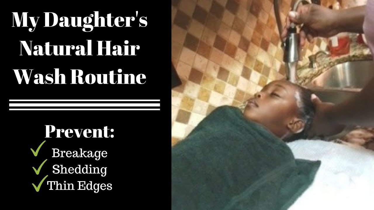 How To Prevent Shedding & Breakage on Wash Day - My Daughter's Natural Hair Wash Routine - 2018