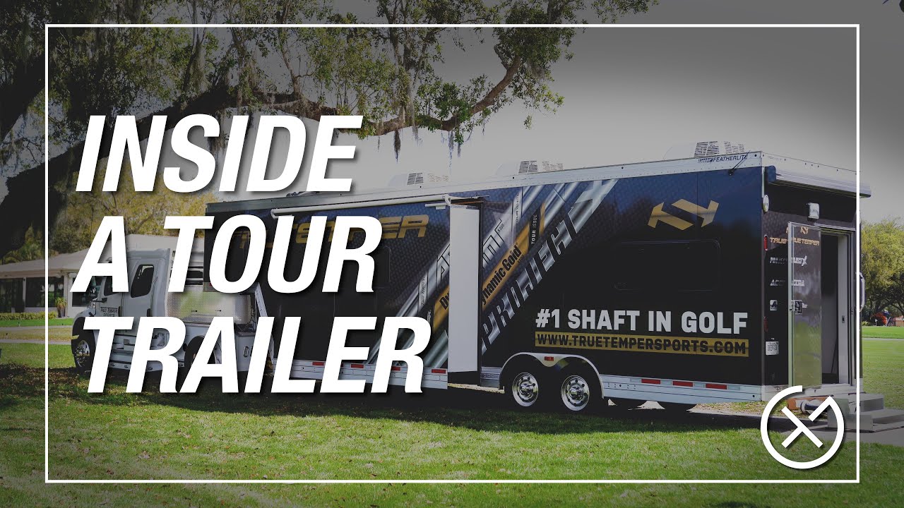 INSIDE THE TRUE TEMPER TOUR TRAILER // Inside a PGA Tour Equipment Van
