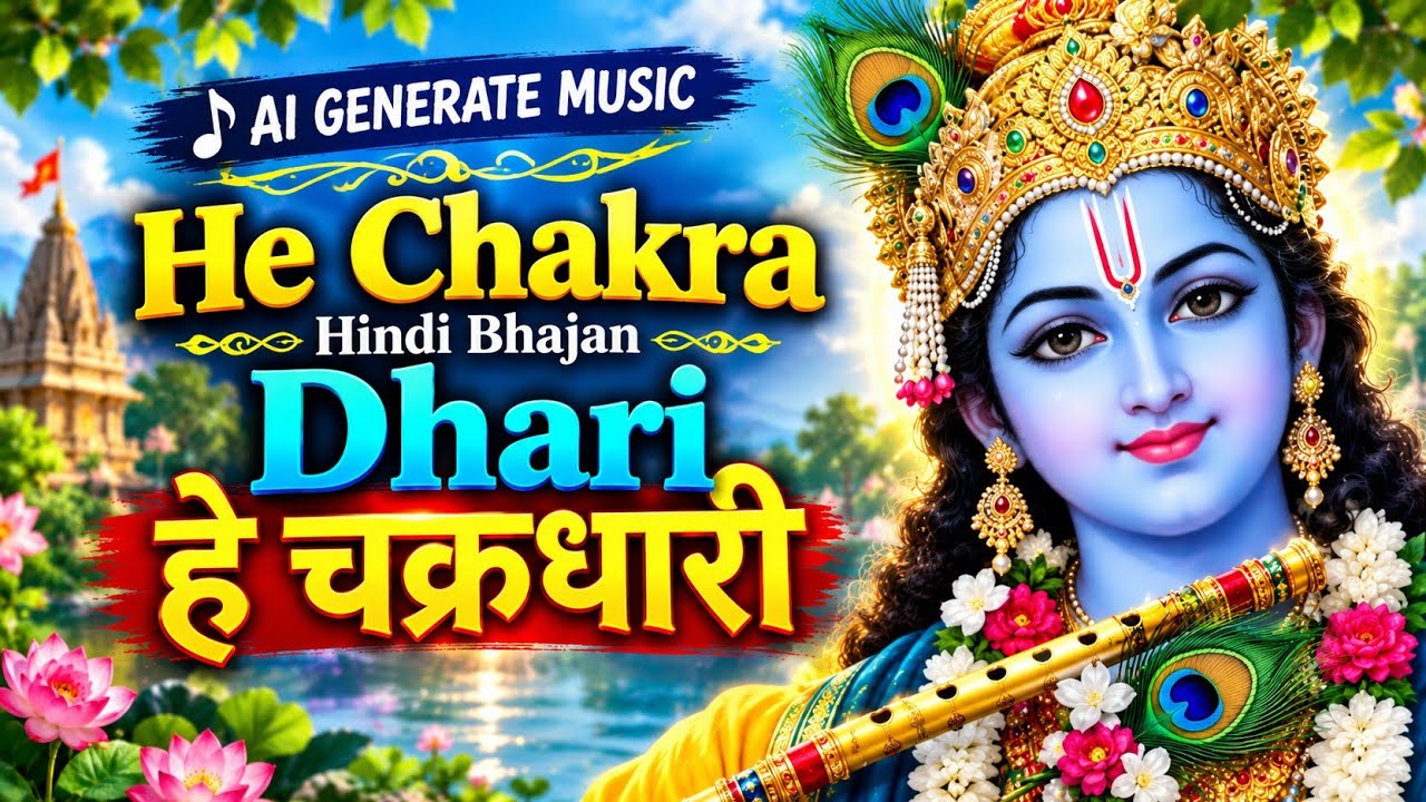 He Chakra Dhari || Divine Krishna Bhakti @AIseriesbhakti