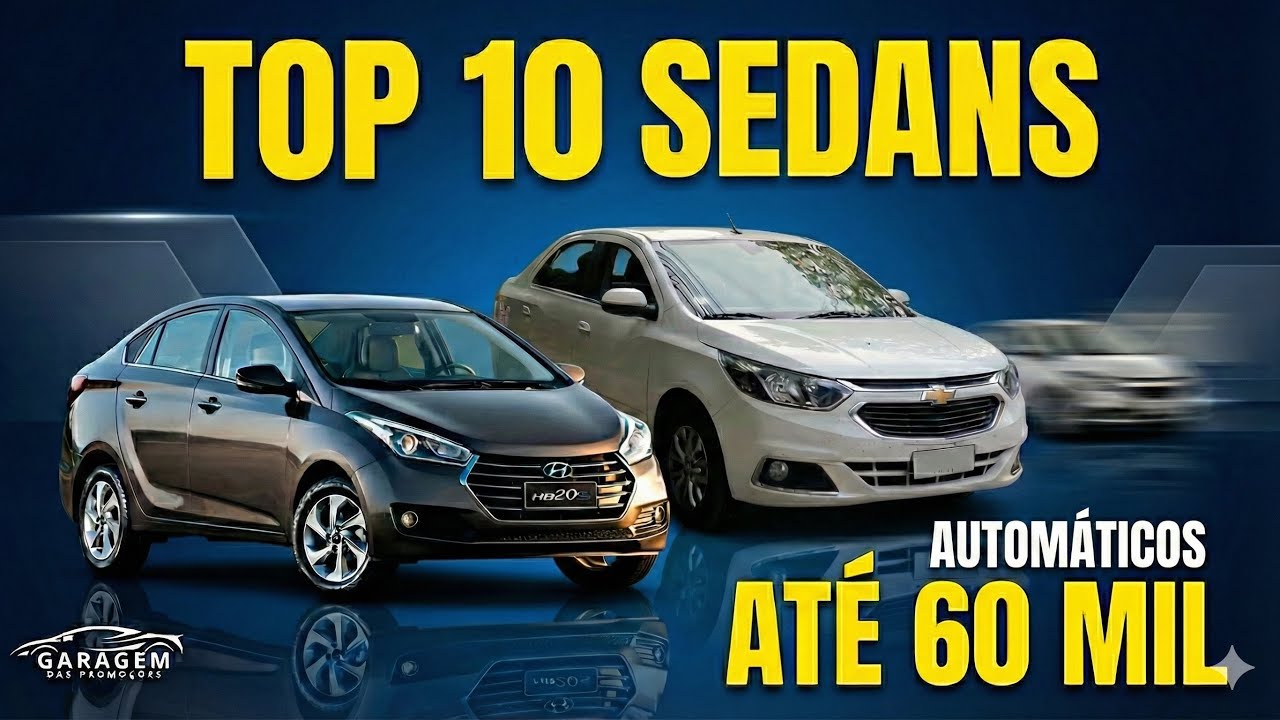 🔥 NÃO COMPRE CARRO AGORA! Veja os 10 Melhores Sedans Automáticos de 60 Mil 💰