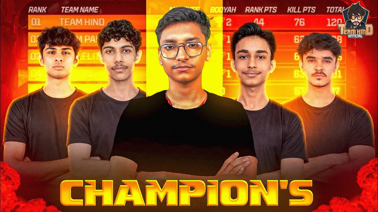 CHAMPIONS OF RNX ALL STARS 🏆🧡 || TEAM HIND | WOLVINNNN