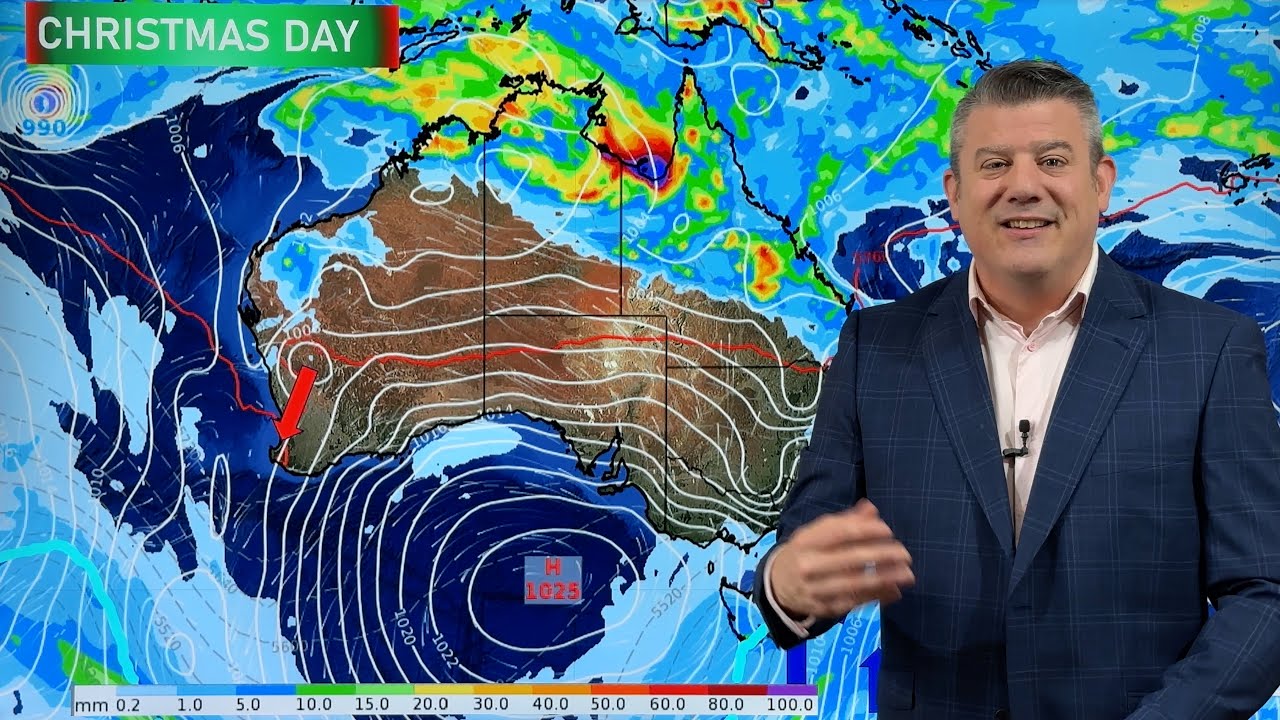 Oz: Latest Christmas Day forecast + peek at NYE weather