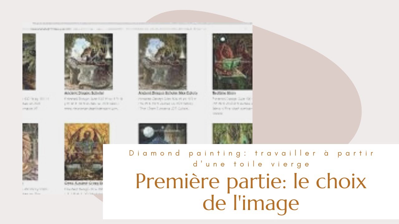 Diamond Painting: Working from a Blank Canvas. Part One: Choosing the Image