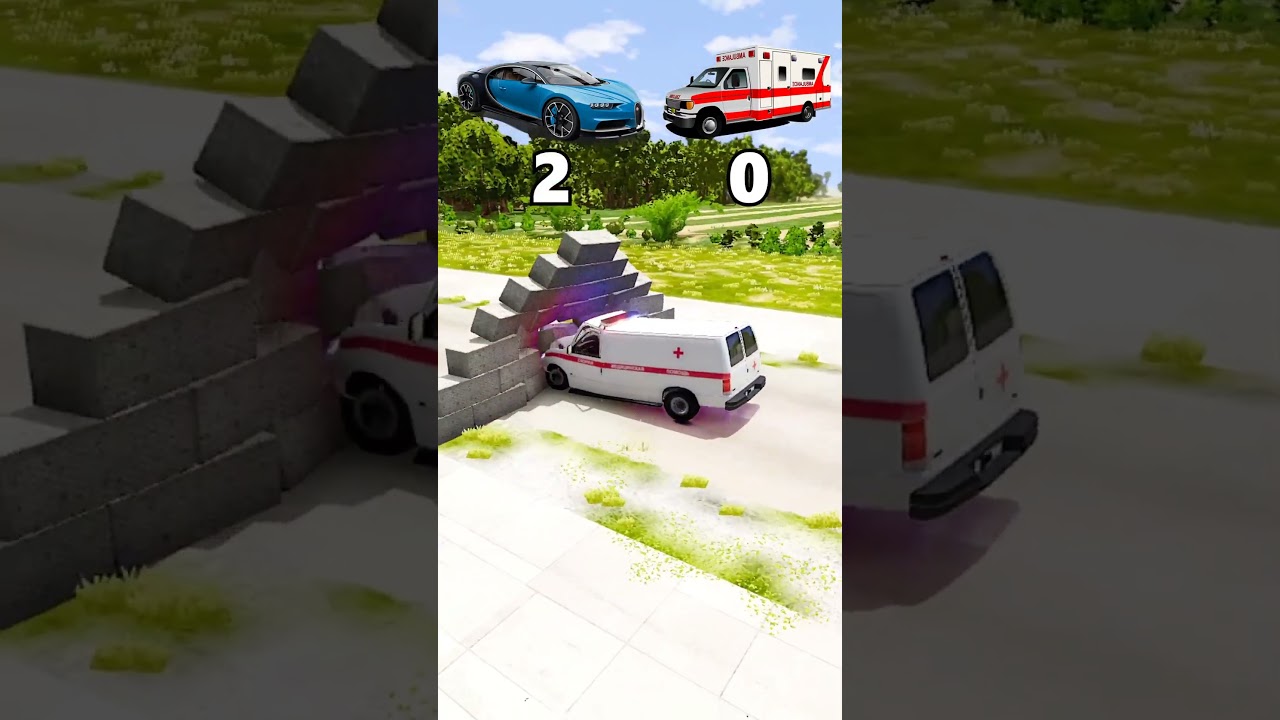 БУГАТТИТИ против СКОРОЙ в Бименджи драйв 