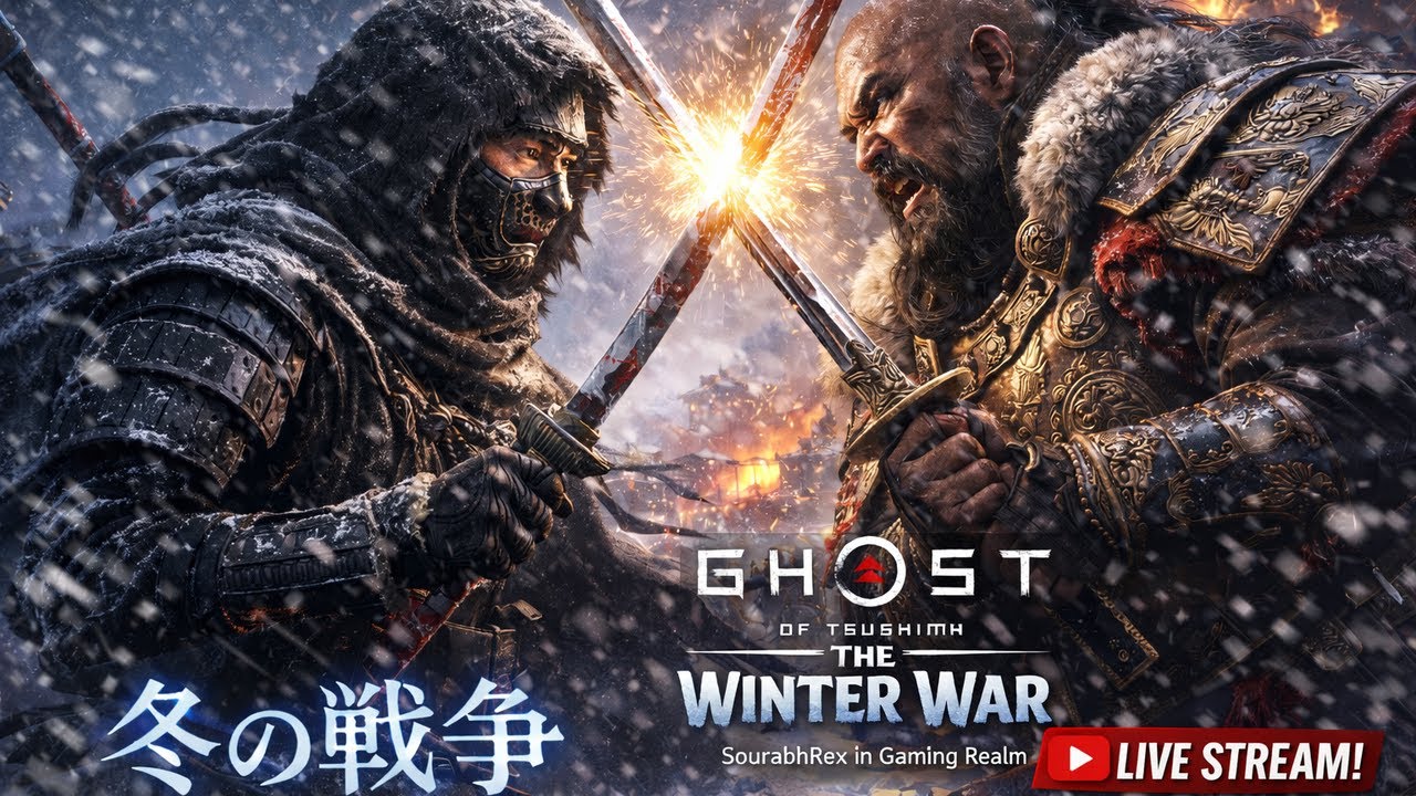 Ghost of Tsushima LIVE ❄️ Winter War | Jin vs Khan