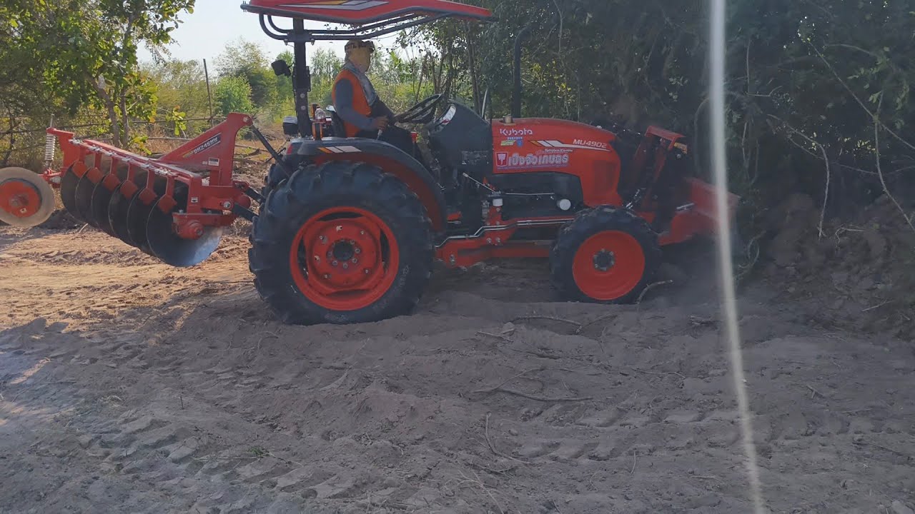 งานดันโพน!! จังไหวไหมเจ้า MU4902 KUBOTA แต่คนขับฝีมือ