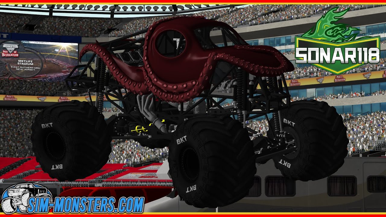 Rigs of Rods Monster Jam: 11 Truck Freestyle @ MetLife Stadium